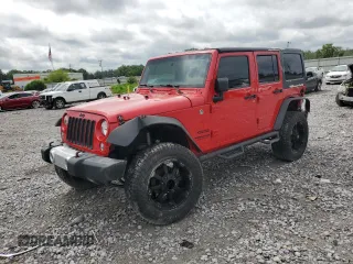2015 Jeep Wrangler Unlimited Sport with VIN 1C4BJWDG6FL568082, listed as a Copart auction lot 58242945 with 114,637 mi miles and Salvage title. Bid and sale history available at DreamBid. Image 1.
