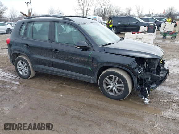 2016 Volkswagen Tiguan S with VIN WVGBV7AX6GW538512, listed as a IAAI auction lot 41656806 with 75,074 mi miles and . Bid and sale history available at DreamBid. Image 1.