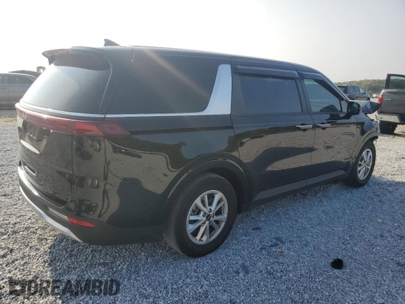 2024 Kia Carnival LX with VIN KNDNB4H38R6304516, listed as a Copart auction lot 70645824 with 26,939 mi miles and Salvage Title. Bid and sale history available at carsss.com. Image 3.