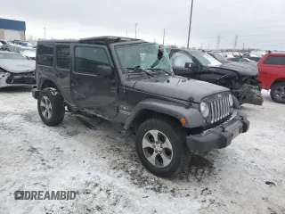 2017 Jeep Wrangler Unlimited Sahara z VIN 1C4BJWEG2HL629297, wystawiony jako Copart lot #46188865 z przebiegiem 98 463 mil mil oraz Szkoda całkowita • Salvage title. Historia ofert i sprzedaży dostępna na DreamBid. Obrazek 4.