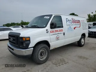 2011 Ford Econoline Cargo Commercial with VIN 1FTNE2EWXBDA09204, listed as a Copart auction lot 56824405 with 241,017 mi miles and Salvage title. Bid and sale history available at DreamBid. Image 1.