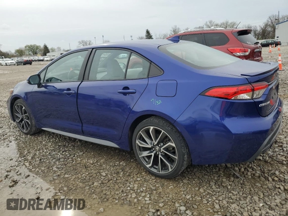 2022 Toyota Corolla SE with VIN 5YFS4MCE1NP117398, listed as a Copart auction lot 51220755 with 31,679 mi miles and Salvage Title. Bid and sale history available at carsss.com. Image 2.