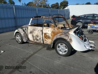 1967 Volkswagen Beetle with VIN 157657133, listed as a Copart auction lot 79424624 with Not Provided miles and Non Repairable. Bid and sale history available at DreamBid. Image 2.