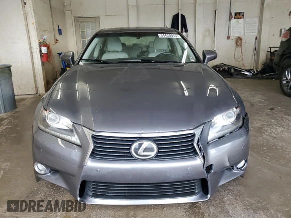 2013 Lexus GS 350 with VIN JTHBE1BL5D5016449, listed as a Copart auction lot 54420015 with 126,439 mi miles and Salvage Title. Bid and sale history available at carsss.com. Image 5.