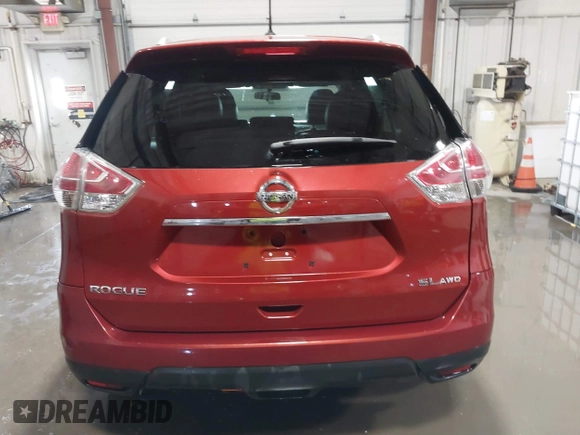 2014 Nissan Rogue SV with VIN 5N1AT2MV9EC774648, listed as a IAAI auction lot 41587650 with 227,748 mi miles. Bid and sale history available at carsss.com. Image 16.