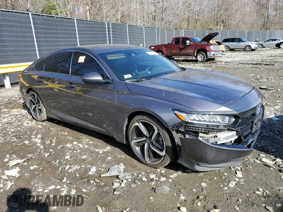 2019 Honda Accord Sport with VIN 1HGCV1F31KA103223, listed as a Copart auction lot 48048075 with 77,518 mi miles and Salvage Title. Bid and sale history available at DreamBid. Image 4.