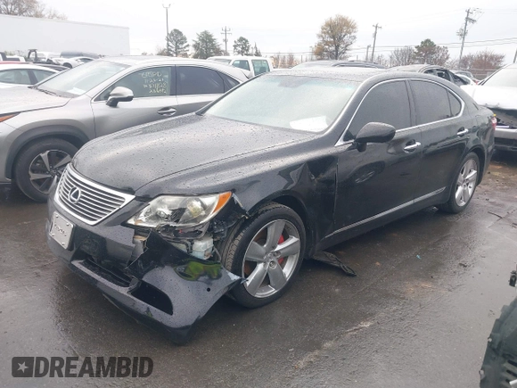 2007 Lexus LS 460 with VIN JTHBL46F675019182, listed as a IAAI auction lot 41024763 with 244,278 mi miles. Bid and sale history available at carsss.com. Image 20.