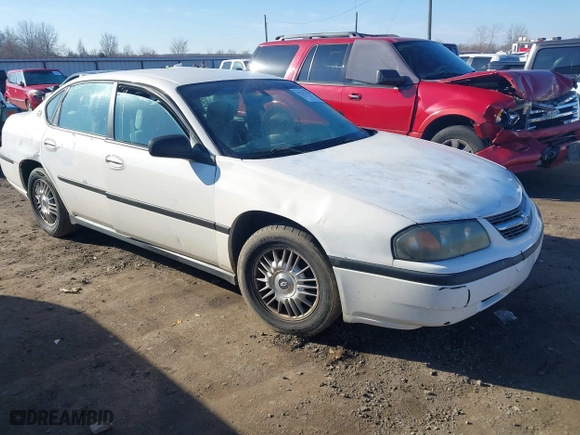 2003 Chevrolet Impala with VIN 2G1WF52E339264945, listed as a IAAI auction lot 41231159 with 166,388 mi miles. Bid and sale history available at carsss.com. Image 1.