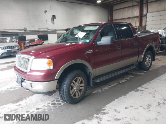 2004 Ford F-150 XLT with VIN 1FTPW14564KD79671, listed as a IAAI auction lot 42166489 with 205,083 mi miles. Bid and sale history available at carsss.com. Image 2.