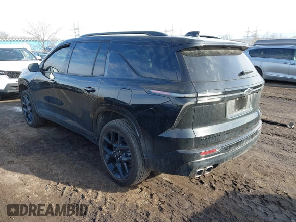 2024 Chevrolet Traverse AWD RS z VIN 1GNEVLKS1RJ208152, wystawiony jako IAAI lot #41586512 z przebiegiem 2 019 mil mil oraz . Historia ofert i sprzedaży dostępna na DreamBid. Obrazek 3.