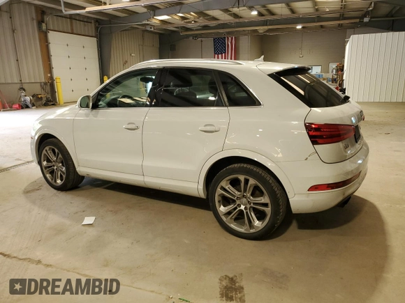 2015 Audi Q3 Prestige with VIN WA1GFCFS8FR012418, listed as a Copart auction lot 56099805 with 136,595 mi miles and Salvage title. Bid and sale history available at DreamBid. Image 2.