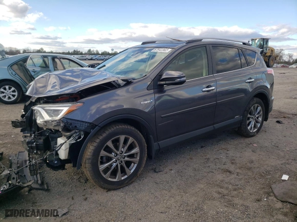 2017 Toyota RAV4 Hybrid Limited with VIN JTMDJREV3HD110570, listed as a Copart auction lot 67942362 with 76,257 mi miles. Bid and sale history available at carsss.com. Image 1.