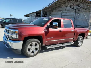 2017 Chevrolet Silverado 1500 LTZ with VIN 3GCUKSEJ6HG207508, listed as a Copart auction lot 80195854 with 131,140 mi miles and Salvage Title. Bid and sale history available at DreamBid. Image 1.