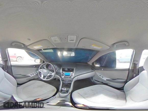 2014 Hyundai Accent SE z VIN KMHCU5AE2EU164130, wystawiony jako Copart lot #50972055 z przebiegiem 113 834 mil mil oraz Szkoda całkowita • Salvage title. Historia ofert i sprzedaży dostępna na DreamBid. Obrazek 15.