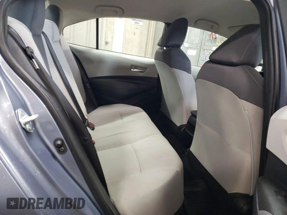 2021 Toyota Corolla LE with VIN 5YFEPMAE0MP196360, listed as a Copart auction lot 49592395 with 38,156 mi miles and Salvage Title. Bid and sale history available at DreamBid. Image 10.