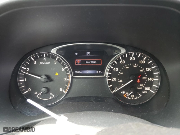 2020 Nissan Pathfinder S with VIN 5N1DR2AN6LC577174, listed as a Copart auction lot 48802775 with 58,442 mi miles and Salvage Title. Bid and sale history available at carsss.com. Image 9.