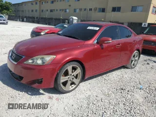 2011 Lexus IS 250 with VIN JTHBF5C28B5134406, listed as a Copart auction lot 52129815 with 122,207 mi miles and Salvage Title. Bid and sale history available at carsss.com. Image 1.