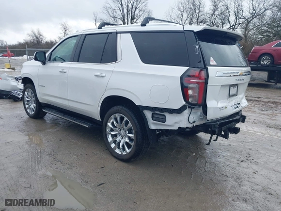 2024 Chevrolet Tahoe LT with VIN 1GNSKNKD8RR306847, listed as a IAAI auction lot 41407912 with 3,008 mi miles. Bid and sale history available at carsss.com. Image 3.