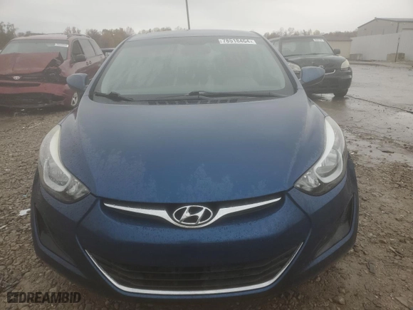 2016 Hyundai Elantra Value Edition with VIN KMHDH4AE1GU542458, listed as a Copart auction lot 78518464 with 155,919 mi miles and Salvage Title. Bid and sale history available at carsss.com. Image 5.