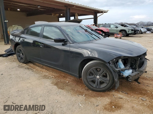 2021 Dodge Charger SXT with VIN 2C3CDXBG6MH522285, listed as a Copart auction lot 48901915 with 94,561 mi miles and Salvage Title. Bid and sale history available at carsss.com. Image 4.
