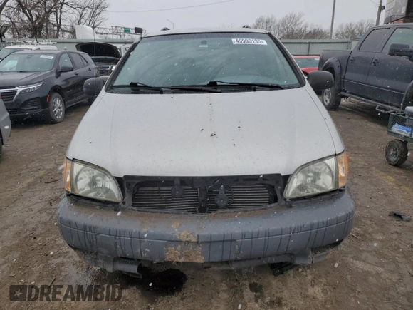 2003 Toyota Sienna CE with VIN 4T3ZF19CX3U554784, listed as a Copart auction lot 49905135 with 129,439 mi miles and Salvage Title. Bid and sale history available at carsss.com. Image 5.
