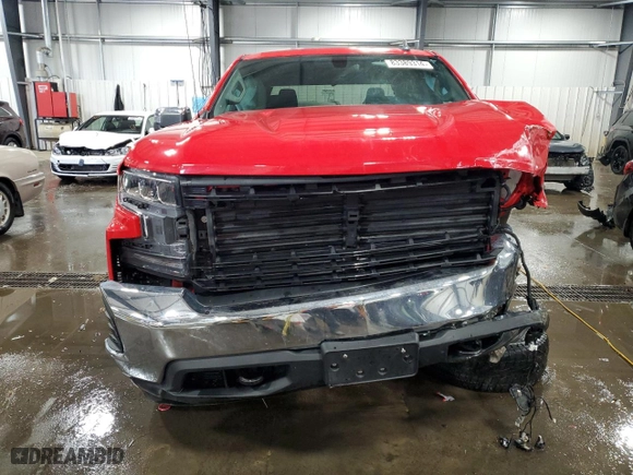 2020 Chevrolet Silverado 1500 LT with VIN 1GCUYDED7LZ153634, listed as a Copart auction lot 83389314 with 107,352 mi miles and Salvage Title. Bid and sale history available at carsss.com. Image 5.