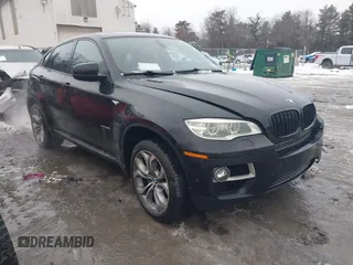 2014 BMW X6 50i z VIN 5UXFG8C51EL592380, wystawiony jako IAAI lot #41566410 z przebiegiem 110 142 mil mil oraz . Historia ofert i sprzedaży dostępna na DreamBid. Obrazek 1.
