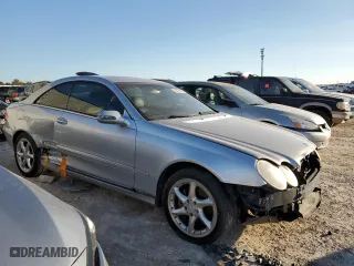 2003 Mercedes-Benz CLK-Class 3.2L with VIN WDBTJ65J43F020380, listed as a Copart auction lot 85879614 with 179,824 mi miles and Salvage Title. Bid and sale history available at carsss.com. Image 4.