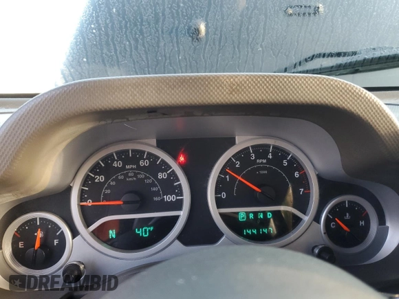 2010 Jeep Wrangler Unlimited Sahara with VIN 1J4BA5H10AL105857, listed as a Copart auction lot 46567075 with 144,147 mi miles and Clean Title. Bid and sale history available at carsss.com. Image 9.
