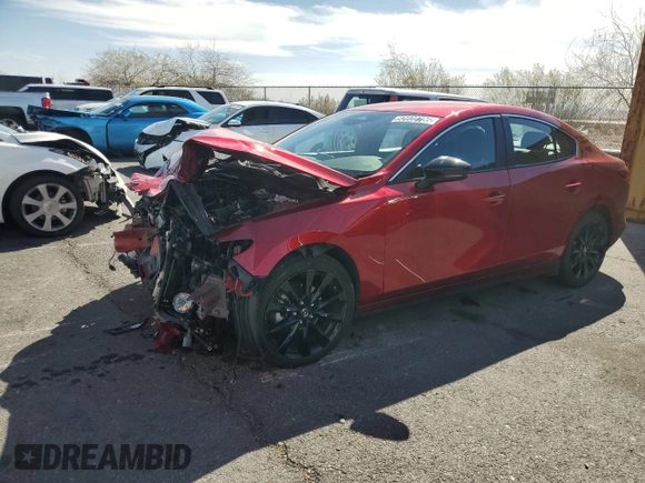 2024 Mazda 3 S Select Sport with VIN 3MZBPABM4RM413041, listed as a Copart auction lot 50608785 with 19,302 mi miles and Salvage Title. Bid and sale history available at DreamBid. Image 1.