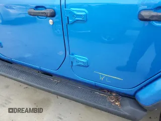 2022 Jeep Wrangler Unlimited Sahara z VIN 1C4HJXEG3NW246088, wystawiony jako Copart lot #74558574 z przebiegiem Nie podano mil oraz Nie do naprawy • Non repairable. Historia ofert i sprzedaży dostępna na DreamBid. Obrazek 13.