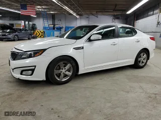 2015 Kia Optima LX with VIN KNAGM4A70F5651160, listed as a Copart auction lot 50568605 with 80,789 mi miles and Salvage Title. Bid and sale history available at carsss.com. Image 1.