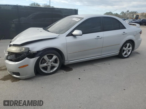 2007 Mazda 6 S Sport VE with VIN 1YVHP80D075M16766, listed as a Copart auction lot 42512665 with 213,967 mi miles and Salvage Title. Bid and sale history available at DreamBid. Image 1.