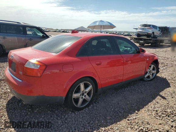 2004 Audi A4 1.8T with VIN WAULC68EX4A114950, listed as a Copart auction lot 56335704 with 0 mi miles and Salvage Title. Bid and sale history available at carsss.com. Image 3.