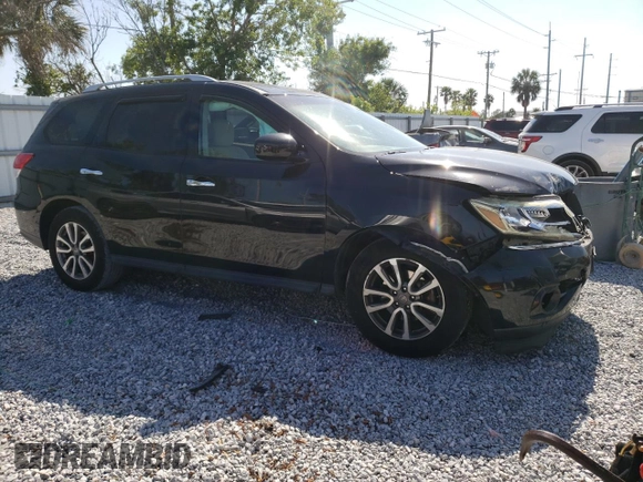 2016 Nissan Pathfinder SV with VIN 5N1AR2MN6GC631156, listed as a Copart auction lot 53667585 with 121,012 mi miles and Salvage Title. Bid and sale history available at carsss.com. Image 4.