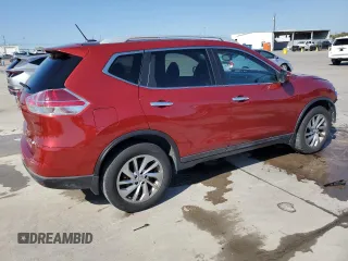 2015 Nissan Rogue SV with VIN 5N1AT2MV2FC786528, listed as a Copart auction lot 77031864 with 74,157 mi miles and Salvage Title. Bid and sale history available at carsss.com. Image 3.