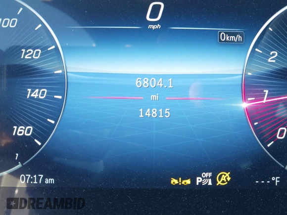 2023 Mercedes-Benz C 300 with VIN W1KAF4GB4PR127556, listed as a IAAI auction lot 41606489 with 14,815 mi miles and . Bid and sale history available at DreamBid. Image 16.