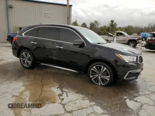 2020 Acura MDX w/Technology Pkg with VIN 5J8YD3H57LL004561, listed as a Copart auction lot 49437885 with 43,334 mi miles and Salvage Title. Bid and sale history available at carsss.com. Image 4.