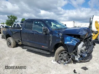 2024 Ford F-350 with VIN 1FT8X3BM9REC16963, listed as a Copart auction lot 57409615 with 21,712 mi miles and Salvage title. Bid and sale history available at DreamBid. Image 4.