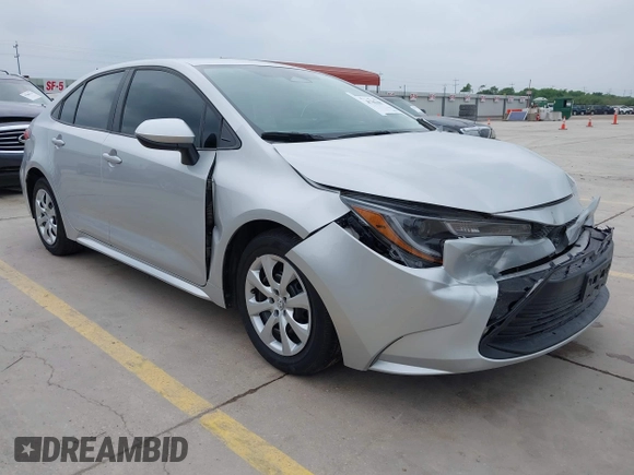 2023 Toyota Corolla LE z VIN 5YFB4MDE5PP077487, wystawiony jako IAAI lot #41787681 z przebiegiem 19 831 mil mil oraz . Historia ofert i sprzedaży dostępna na DreamBid. Obrazek 1.