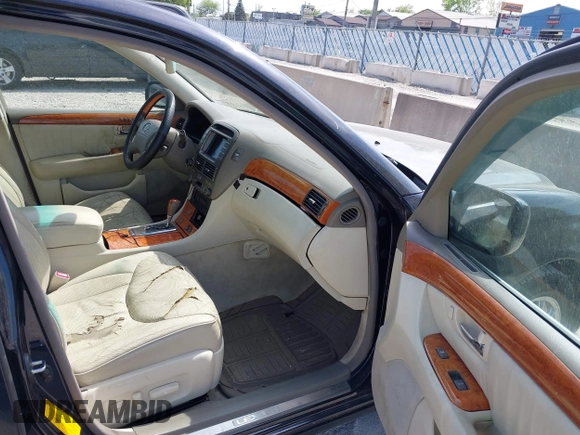 2003 Lexus LS 430 with VIN JTHBN30F330096029, listed as a IAAI auction lot 42266639 with 243,702 mi miles and . Bid and sale history available at DreamBid. Image 5.