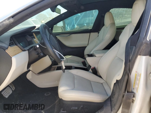 2020 Tesla Model S Performance with VIN 5YJSA1E42LF412448, listed as a Copart auction lot 64893594 with Not provided miles and Salvage title. Bid and sale history available at DreamBid. Image 7.