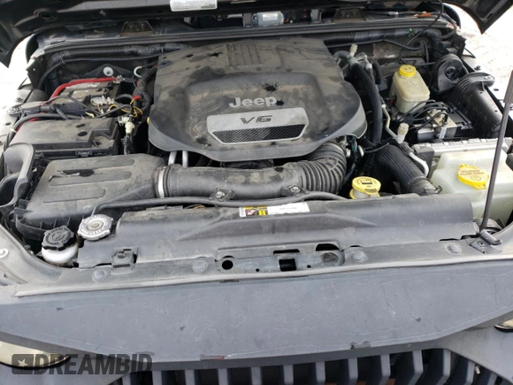 2016 Jeep Wrangler Unlimited Sport with VIN 1C4BJWDG4GL144417, listed as a Copart auction lot 45566405 with 135,865 mi miles and Salvage title. Bid and sale history available at DreamBid. Image 13.