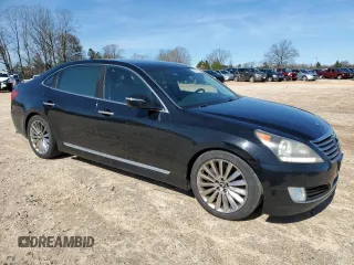 2014 Hyundai Equus Signature z VIN KMHGH4JH4EU076013, wystawiony jako Copart lot #45709725 z przebiegiem 146 861 mil mil oraz Szkoda całkowita • Salvage title. Historia ofert i sprzedaży dostępna na DreamBid. Obrazek 4.
