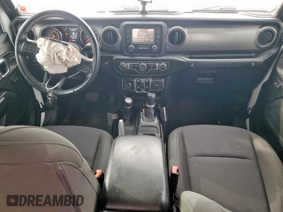 2018 Jeep Wrangler Unlimited Sport with VIN 1C4HJXDG5JW116017, listed as a Copart auction lot 60175975 with 56,055 mi miles and Salvage title. Bid and sale history available at DreamBid. Image 8.