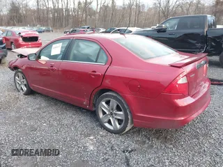 2012 Ford Fusion SPORT with VIN 3FAHP0DC0CR288227, listed as a IAAI auction lot 41094112 with 179,294 mi miles. Bid and sale history available at carsss.com. Image 3.