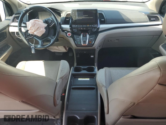 2019 Honda Odyssey Elite with VIN 5FNRL6H96KB018026, listed as a Copart auction lot 53466285 with 206,548 mi miles and Non Repairable. Bid and sale history available at DreamBid. Image 8.