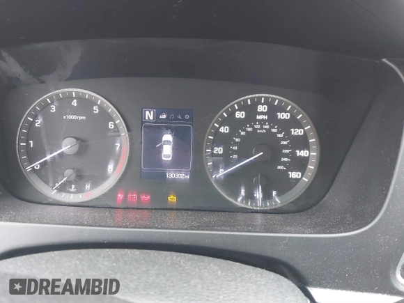 2017 Hyundai Sonata 2.4L with VIN 5NPE24AF5HH446864, listed as a IAAI auction lot 41701970 with 130,302 mi miles and . Bid and sale history available at carsss.com. Image 7.