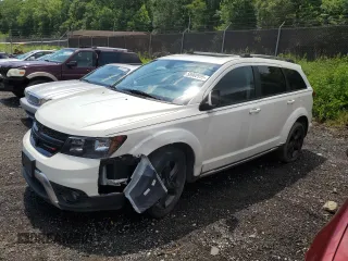 2020 Dodge Journey Crossroad z VIN 3C4PDCGB8LT266532, wystawiony jako Copart lot #58908955 z przebiegiem 91 891 mil mil oraz Szkoda całkowita • Salvage title. Historia ofert i sprzedaży dostępna na DreamBid. Obrazek 1.