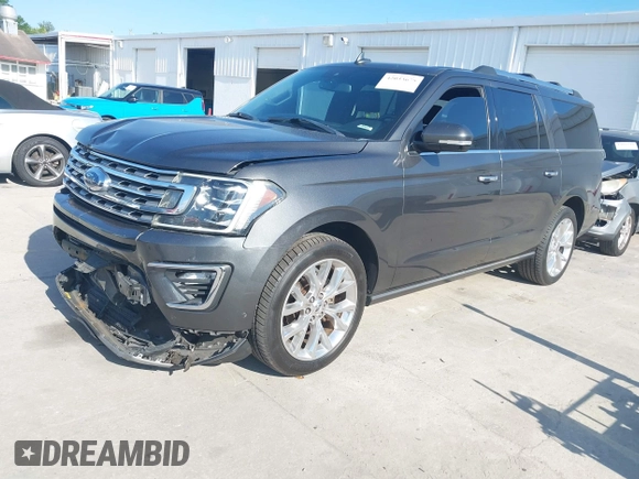 2018 Ford Expedition Max Limited with VIN 1FMJK1KT9JEA32683, listed as a IAAI auction lot 42033675 with 122,072 mi miles and . Bid and sale history available at DreamBid. Image 2.